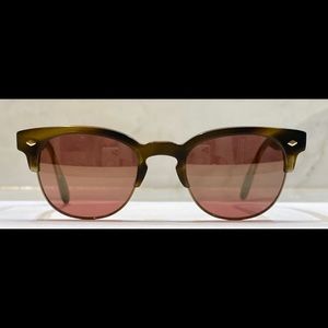 New Oliver Peoples Hendon LA Tortoise Sunglasses